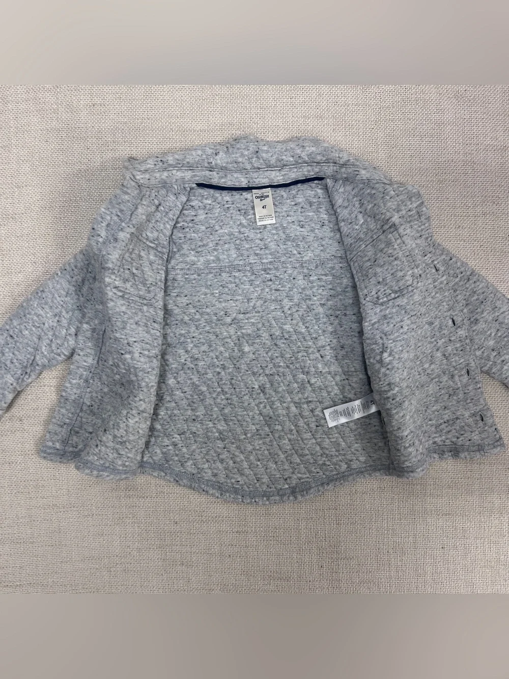 OshKosh Boys Quilted Button Up Size 4T